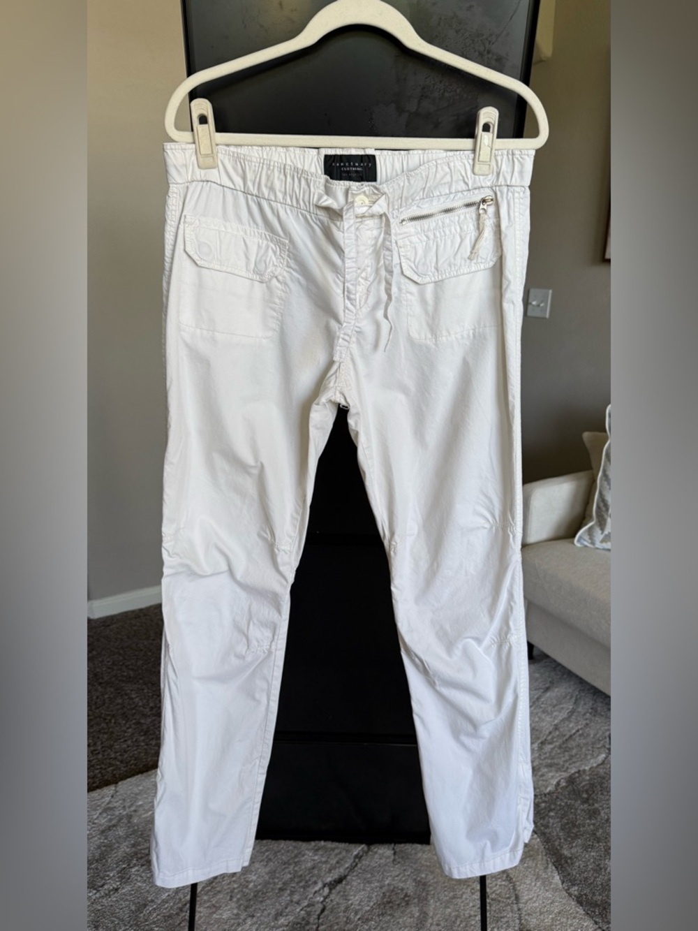 Sanctuary White Women’s Cargo Drawstring Pants